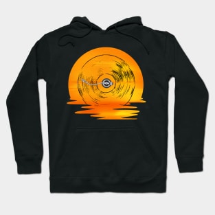 Vinyl LP Music Record Sunset Red T-Shirt Hoodie